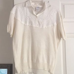 Vintage Tan F Jay Linen & Cotton Tee